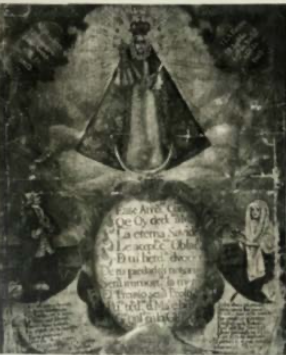 Exvoto a la Virgen de la Candelaria, fotografiado por Rafael Mesa. Archivo Fotográfico bpp.
